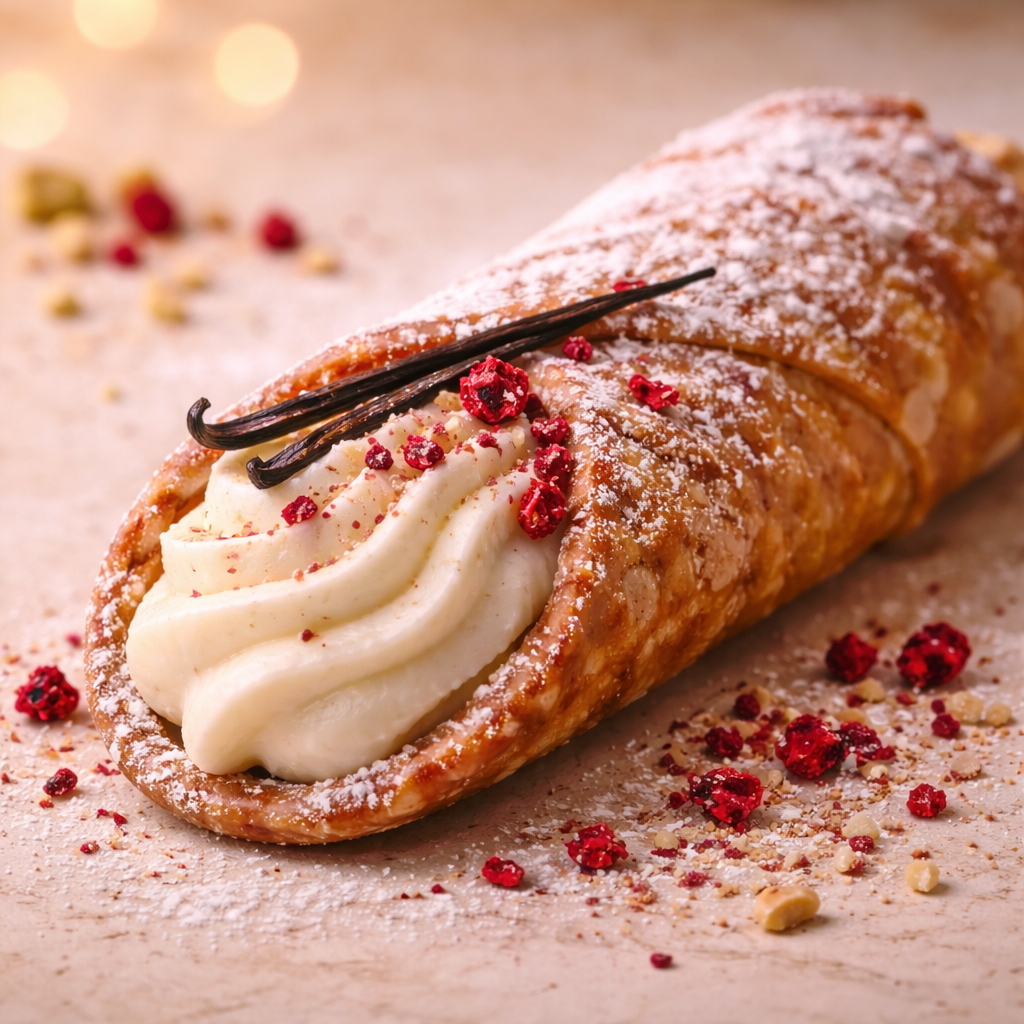 Cannoli mit Vanillecreme